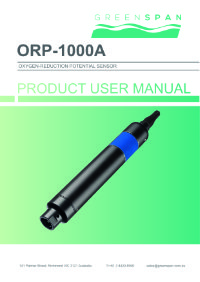Oxygen Reduction Potential user manual